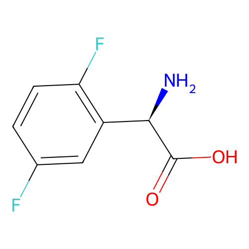 (R)-2-Amino-2-(2,5-difluorophenyl)acetic acid structure