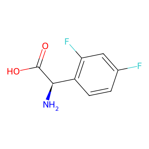 (R)-2-Amino-2-(2,4-difluorophenyl)acetic acid structure