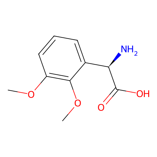(R)-2-Amino-2-(2,3-dimethoxyphenyl)acetic acid structure