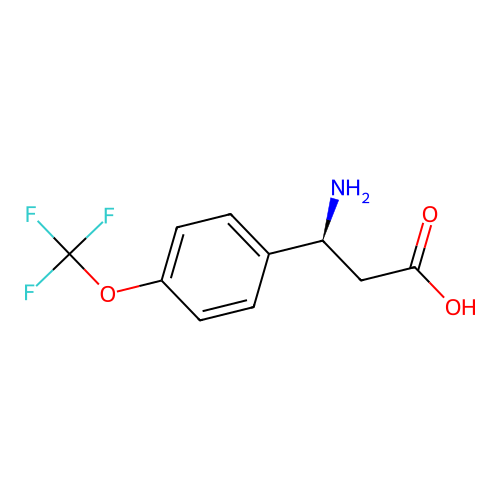 (S)-3-Amino-3-(4-(trifluoromethoxy)phenyl)propanoic acid structure