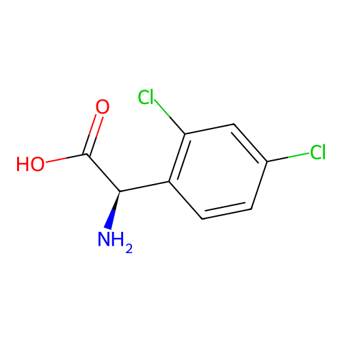 (R)-2-Amino-2-(2,4-dichlorophenyl)acetic acid structure
