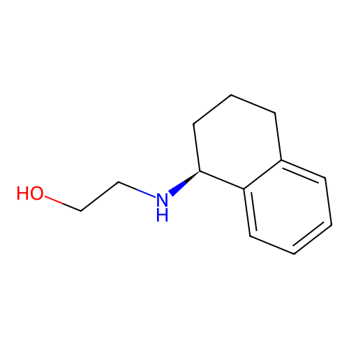 2-[[(1S)-1,2,3,4-Tetrahydro-1-naphthalenyl]amino]ethanol structure