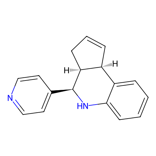 (3aS,4R,9bR)-4-(pyridin-4-yl)-3a,4,5,9b-tetrahydro-3H-cyclopenta[c]quinoline structure