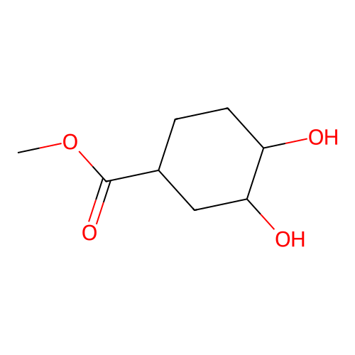 Methyl 3,4-dihydroxycyclohexane-1-carboxylate structure