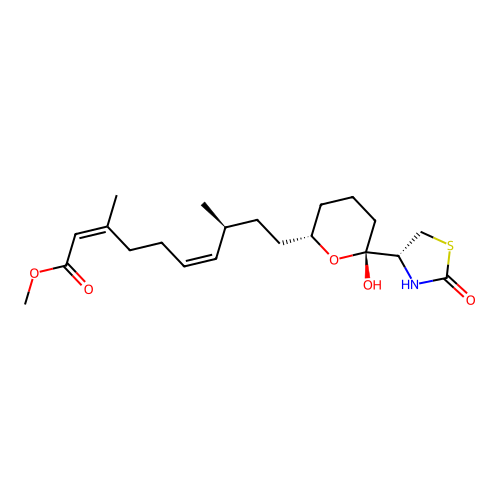 Latrunculin M structure