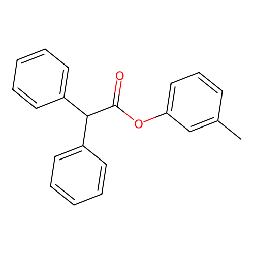 3-Methylphenyl diphenylacetate structure