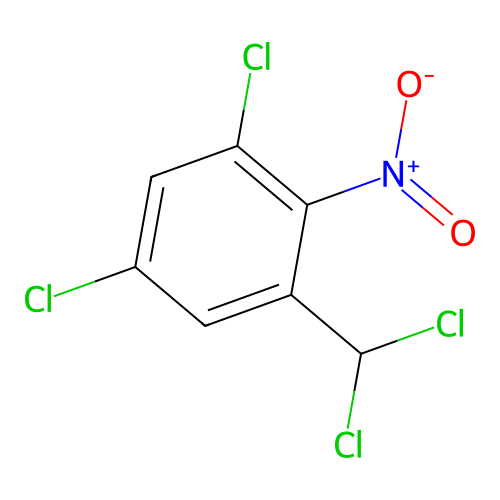 1,5-Dichloro-3-(dichloromethyl)-2-nitrobenzene structure