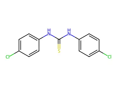Di-p-chlorophenylthiourea structure