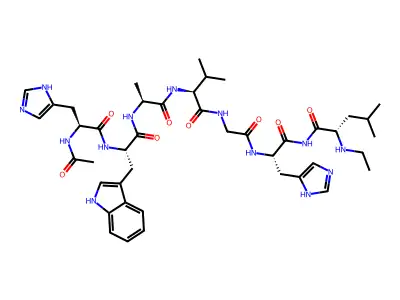 N-Acetyl-gastrin releasing peptide (20-26) ethyl ester structure