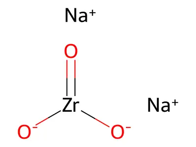锆酸钠 structure