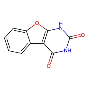 Benzofuro[2,3-d]pyrimidin-2,4-dion structure