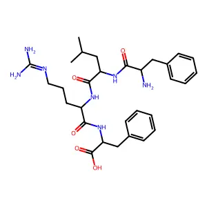 Phenylalanyl-leucyl-arginyl-phenylalanine structure