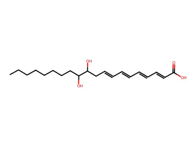 11,12-二羟基二十碳-2,4,6,8-四烯酸 structure