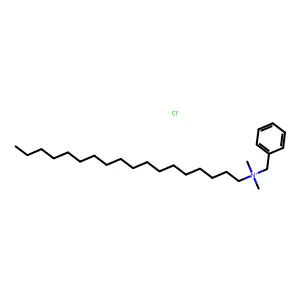 Benzyldimethylstearylammonium chloride structure