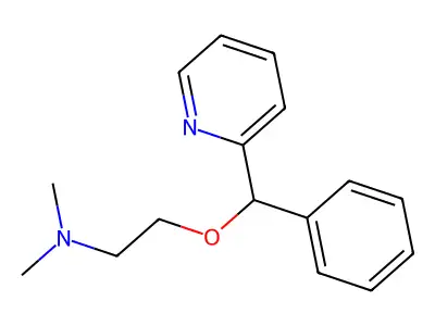 Deschloro carbinoxamine structure