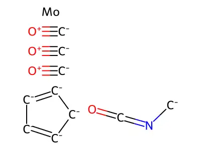 Carbon monoxide;cyclopenta-1,3-diene;methanidylimino(oxo)methane;molybdenum structure