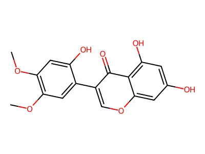 2'-Hydroxy-5'-methoxybiochanin A structure