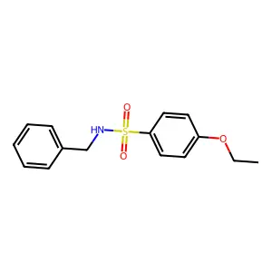 N-benzyl-4-ethoxybenzene-1-sulfonamide structure