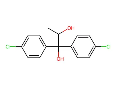 1,2-Propanediol, 1,1-bis(4-chlorophenyl)- structure