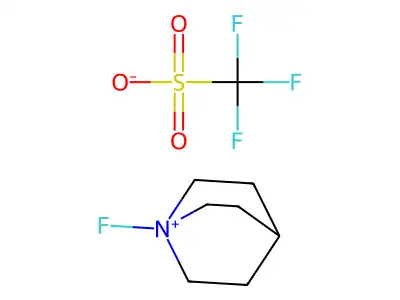 N-fluoroquinuclidinium triflate structure