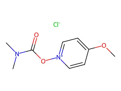 Pyridinium, 1-(((dimethylamino)carbonyl)oxy)-4-methoxy-, chloride structure