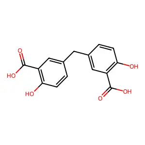 5,5'-Methylenedisalicylic acid structure