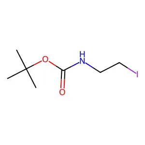 tert-butyl N-(2-iodoethyl)carbamate structure