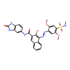 Pigment Violet 32 structure