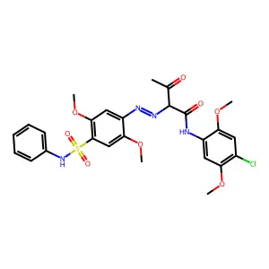 Pigment Yellow 97 structure