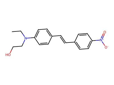 2-(Ethyl{4-[2-(4-nitrophenyl)ethenyl]phenyl}amino)ethan-1-ol structure