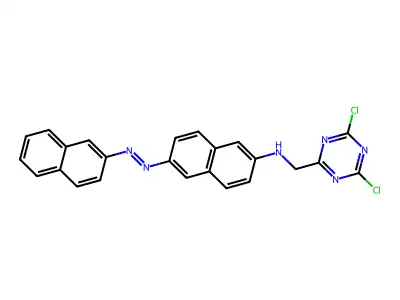C.I. Reactive Red 5 structure