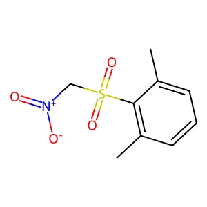 (2,6-Dimethylphenylsulfonyl)nitromethane structure