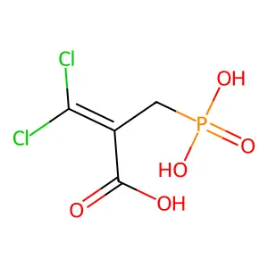 3,3-Dichloro-2-Phosphonomethyl-Acrylic Acid structure