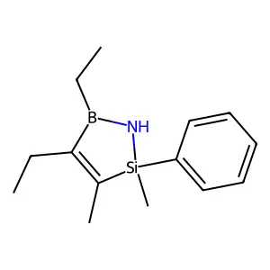 1-Aza-2-sila-5-boracyclopent-3-ene, 4,5-diethyl-2,3-dimethyl-2-phenyl- structure