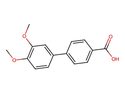 4-(3,4-dimethoxyphenyl)benzoic Acid structure