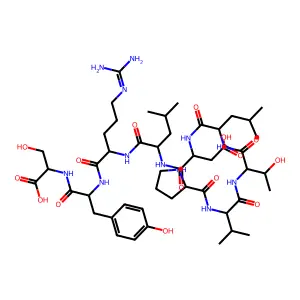 Eglin c (41-49) structure