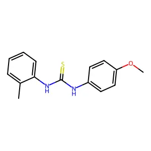 1-(4-Methoxyphenyl)-3-(2-methylphenyl)thiourea structure