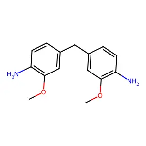 Benzenamine, 4,4'-methylenebis(2-methoxy- structure