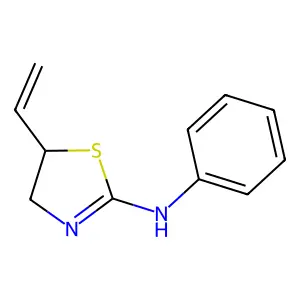 N-(5-乙烯基-1,3-噻唑烷-2-亚基)苯胺 structure