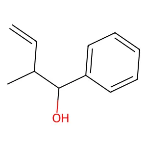 2-Methyl-1-phenylbut-3-en-1-ol structure