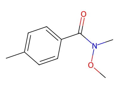 N-Methoxy-N,4-dimethylbenzamide structure
