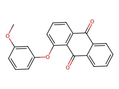 1-(3-Methoxyphenoxy)anthraquinone structure