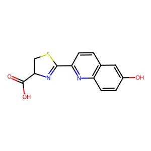 2-(6-羟基喹啉基)-2-噻唑-4-甲酸 structure