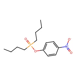 4-Nitrophenyl P,P-dibutylphosphinate structure