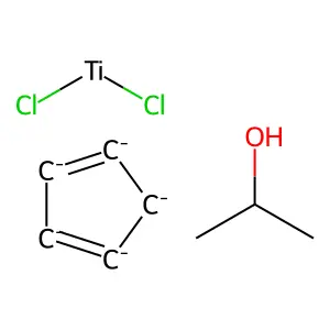 Cyclopenta-1,3-diene;dichlorotitanium;propan-2-ol structure
