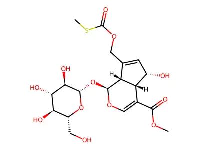 Paederosidic acid methyl ester structure
