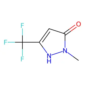 1-Methyl-3-trifluoromethyl-2-pyrazolin-5-one structure