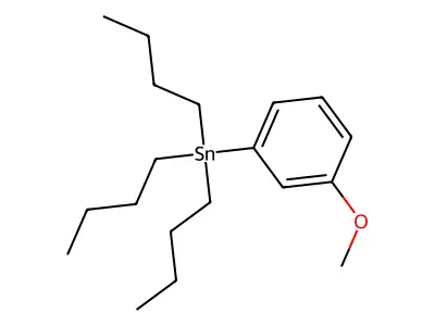 Tributyl(3-methoxyphenyl)stannane structure