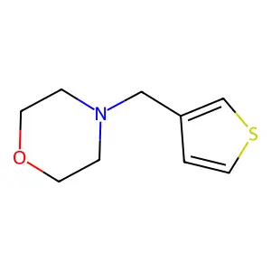 3-(N-morpholinylmethyl)thiophene structure
