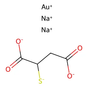 金硫丁二鈉 structure